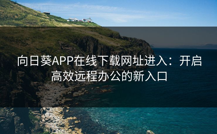向日葵APP在线下载网址进入：开启高效远程办公的新入口